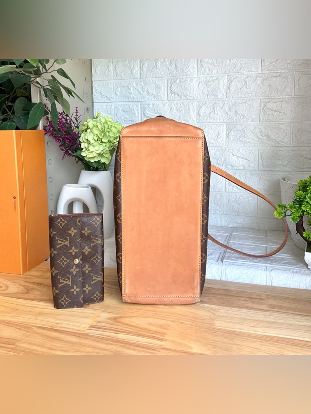 ✅LV BUNDLE DEAL LARGE BAG+LONG WALLET LOUIS VUITTON - Picture 9 of 16